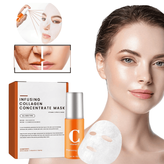 Kit Luminosidad Total: Mascarillas de Colágeno y Vitamina C